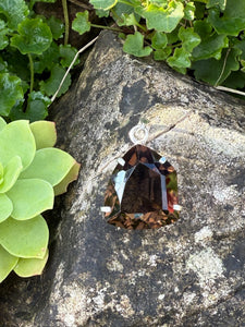 Faceted Smoky Quartz 925 Sterling Silver Pendant