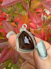 Load image into Gallery viewer, Faceted Smoky Quartz 925 Sterling Silver Pendant
