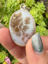 Load image into Gallery viewer, Sterling Silver Dendritic Agate Pendant
