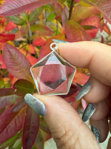 Quartz Pentagram Pendant