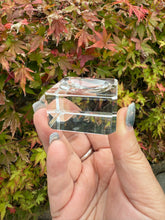 Load image into Gallery viewer, Large Cube Glass Sphere Stand 4cm
