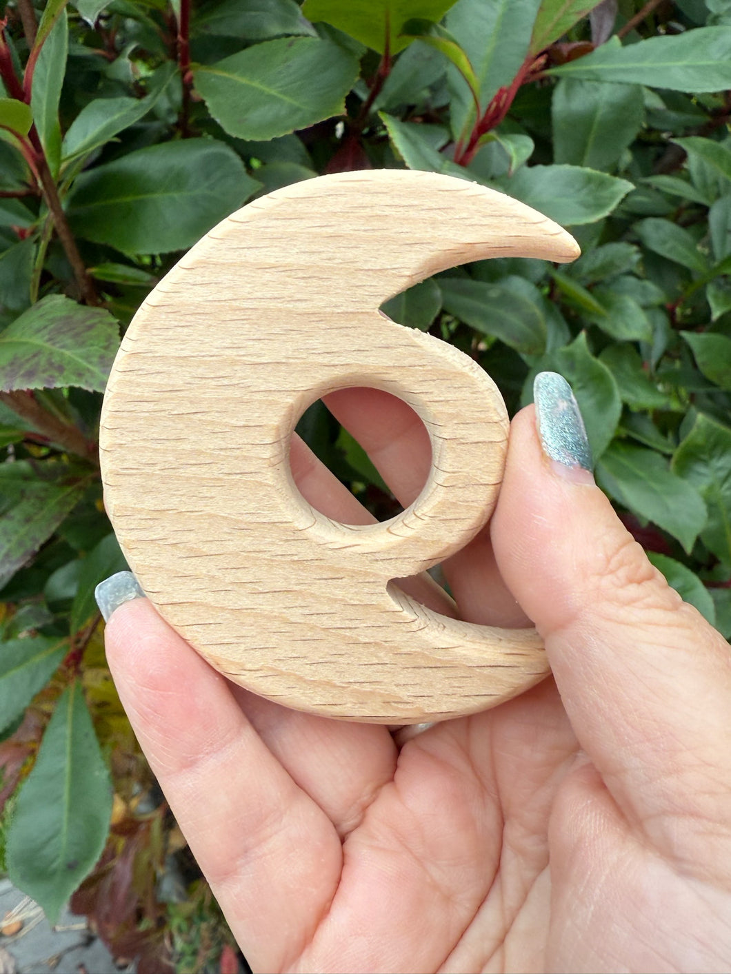 Wooden Moon Sphere Stand