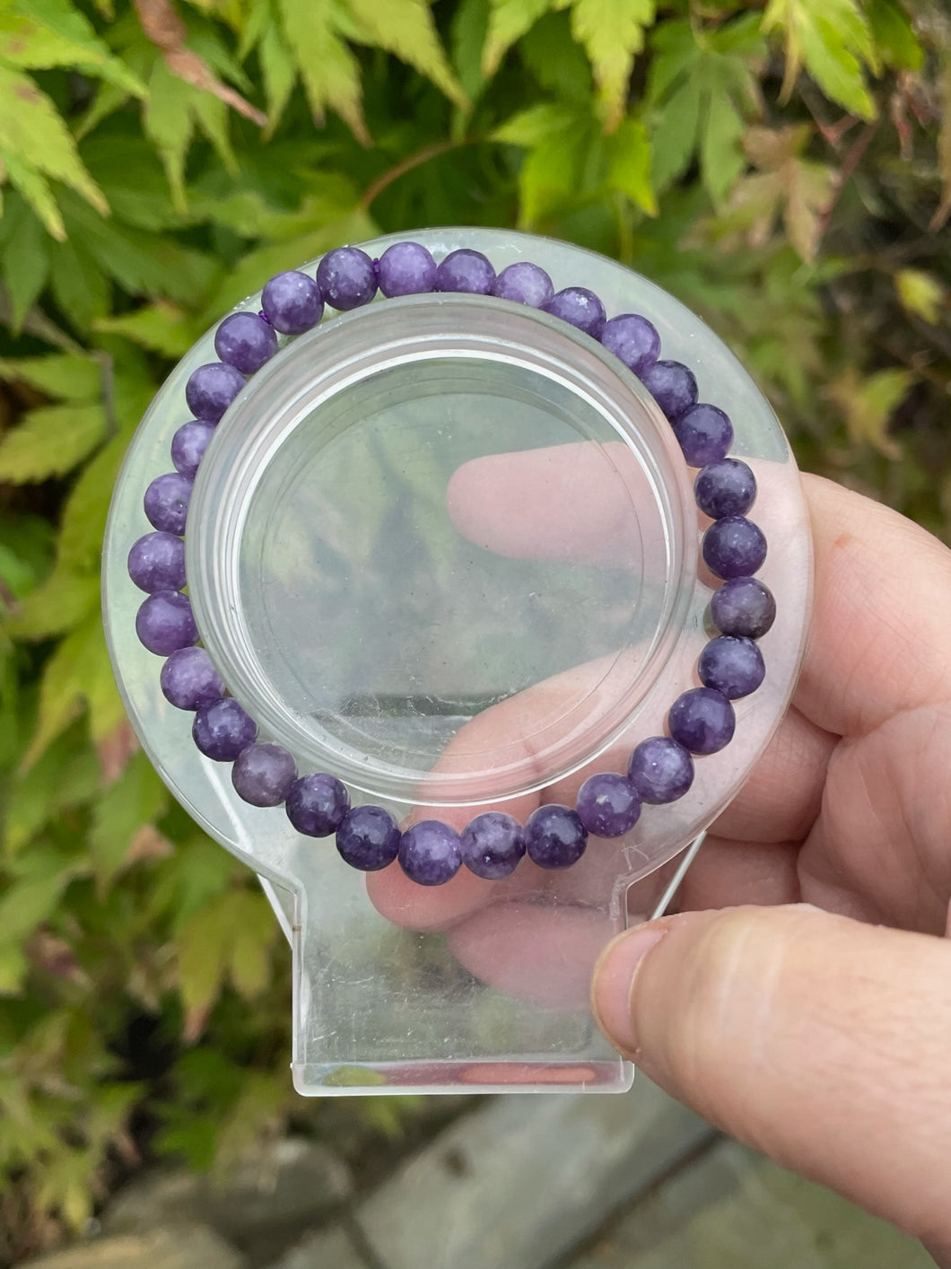 Lepidolite Bracelet 6mm Beads