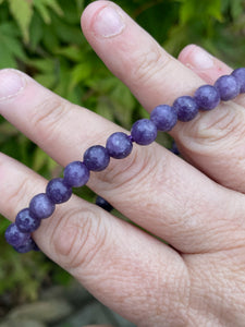 Lepidolite Bracelet 6mm Beads