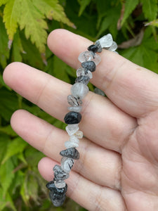 Tourmaline Quartz Chip Bracelet