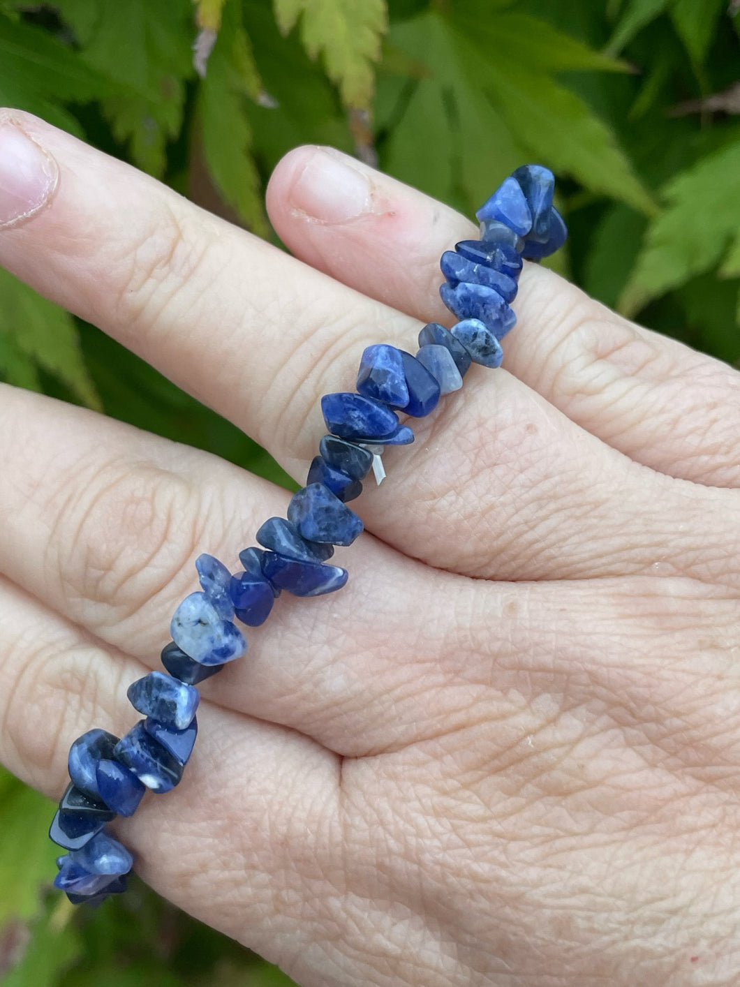 Sodalite Chip Bracelet