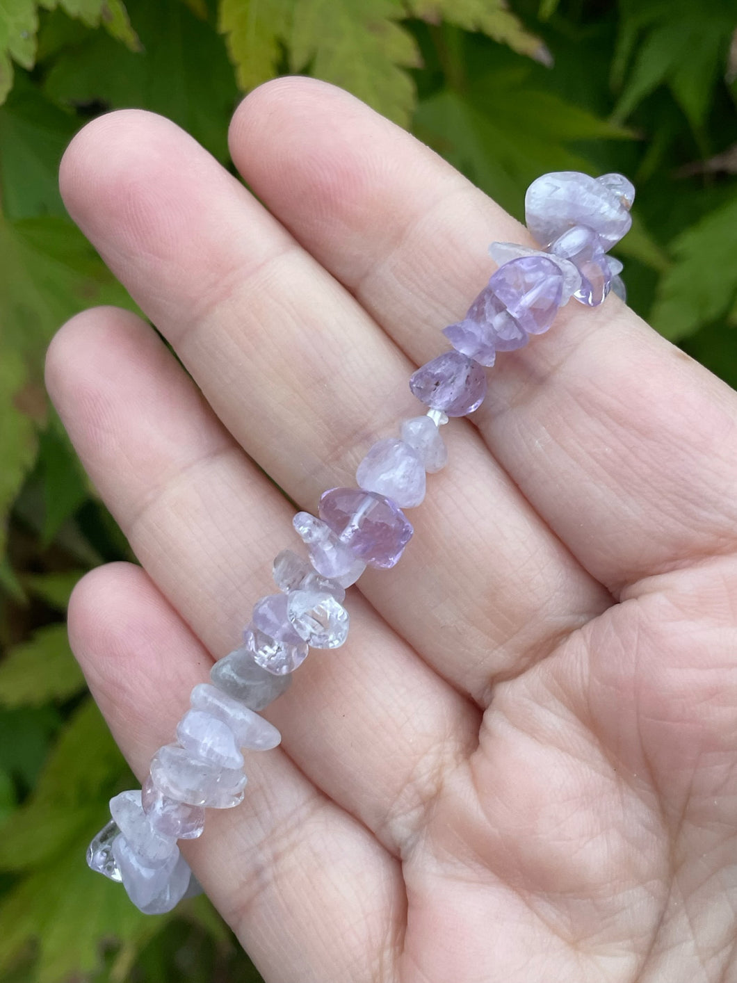 Amethyst Chip Bracelet