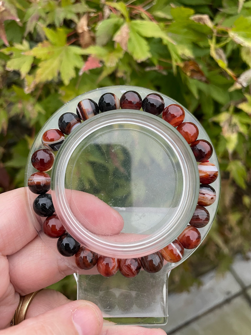 Sardonyx Bracelet 8mm Beads