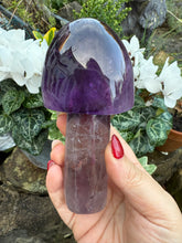 Load image into Gallery viewer, Large Amethyst Gemstone Mushroom
