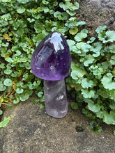 Load image into Gallery viewer, Large Amethyst Gemstone Mushroom
