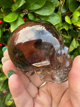 Load image into Gallery viewer, High Quality Smoky Quartz Skull Carving
