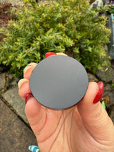 Load image into Gallery viewer, Black Obsidian Scrying Mirror 4cm Diameter
