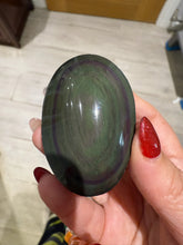 Load image into Gallery viewer, Rainbow Obsidian Part Polished Freeform Carving
