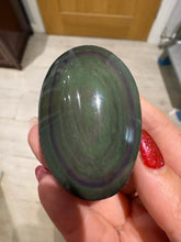 Load image into Gallery viewer, Rainbow Obsidian Part Polished Freeform Carving
