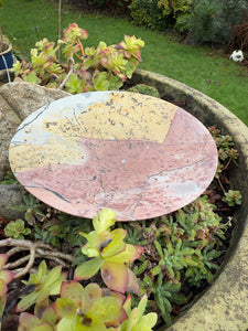 Large Picture Jasper Plate  Carving