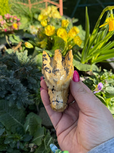 Picture Jasper Dragon Head Carving