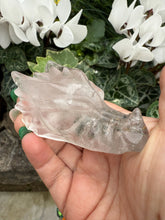 Load image into Gallery viewer, Garden Quartz Lodolite Carved Dragon Head
