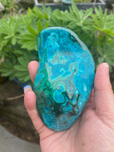 Load image into Gallery viewer, Malacholla, Chrysocolla and Malachite Freeform
