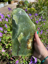 Load image into Gallery viewer, Large Freestanding Nephrite Jade Freeform
