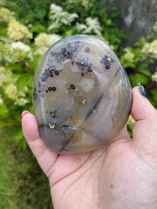 Large Natural Agate Galet Palmstone