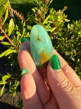 Load image into Gallery viewer, High Quality Andean Blue Opal Tumblestone with Dendrites from Peru
