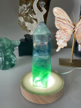 Load image into Gallery viewer, Green and Blue Fluorite Tower
