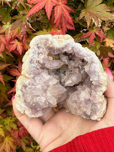 Large Pink Amethyst Nodule with Double Terminated