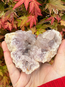 Large Pink Amethyst Nodule with Double Terminated