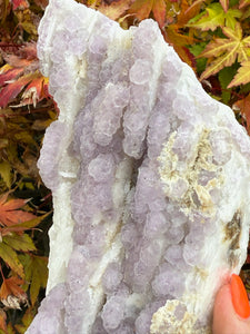 Bubble Fluorite on Calcite Matrix Specimen