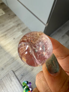 Very Light Clear Amethyst Sphere