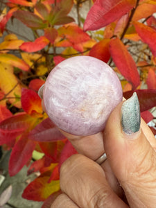 UV Reactive Kunzite Sphere