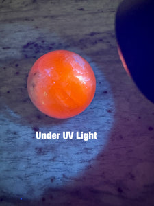 UV Reactive Kunzite Sphere