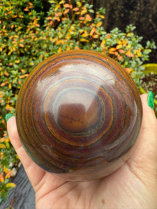 Large Tiger Iron and Tigers Eye Sphere