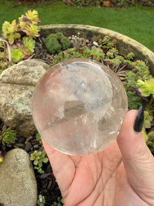 Quartz Sphere with Rainbows and Phantom