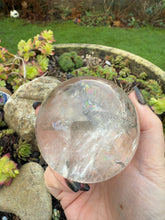 Load image into Gallery viewer, Quartz Sphere with Rainbows and Phantom
