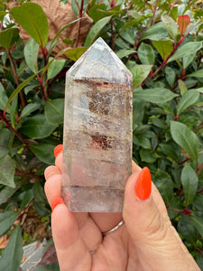 Dendritic Quartz Tower with Dendrites