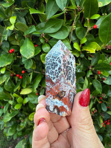 Incredible Crazy Lace Agate Tower from Mexico