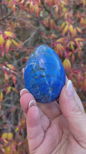 Load and play video in Gallery viewer, Quality Lapis Lazuli Egg Carving
