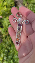 Load and play video in Gallery viewer, Silver Chakra Pendant
