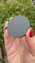 Load and play video in Gallery viewer, Black Obsidian Scrying Mirror 4cm Diameter
