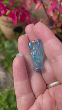 Load and play video in Gallery viewer, Aqua Aura Angel Pendant
