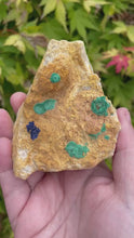 Load and play video in Gallery viewer, Malachite, Azurite and Calcite Specimen
